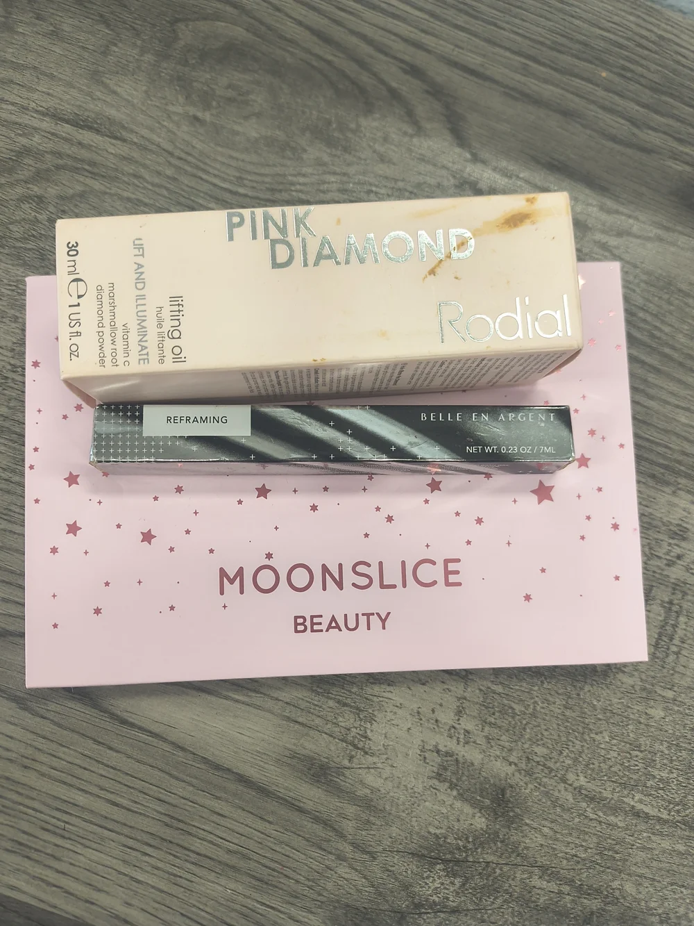 Tinted Brow Rodial Pink Diamond Lifting Oil - Pale Pink & Rose Gold Accents